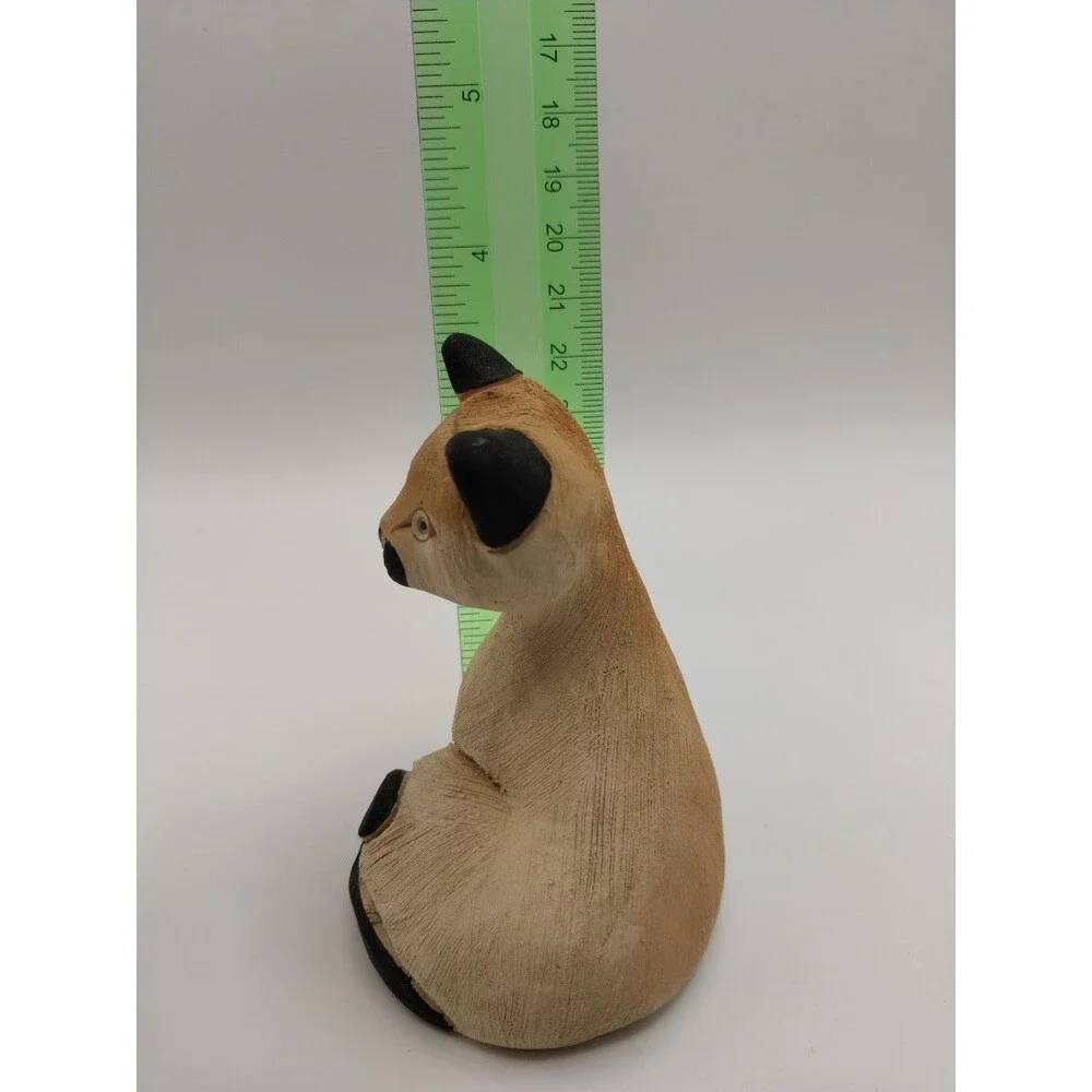 Artesania Rinconada Ceramic Cat Figurine Handcrafted Uruguay 4.5in Used Excellen